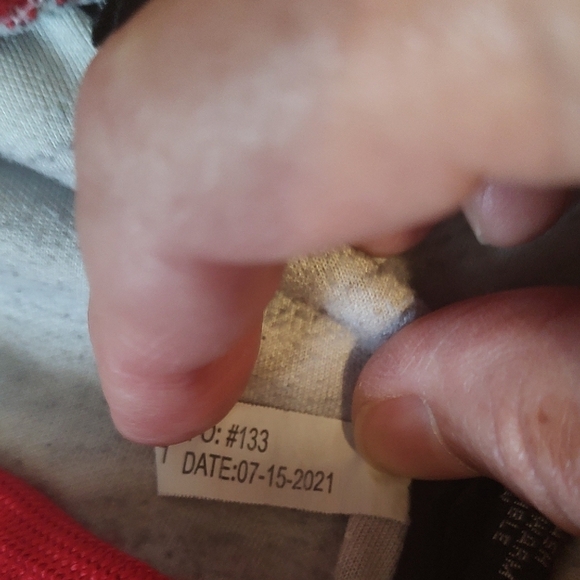 Baby Phat Black and White Houndstooth Leggings with Red Trim Ladies Large - Picture 5 of 9